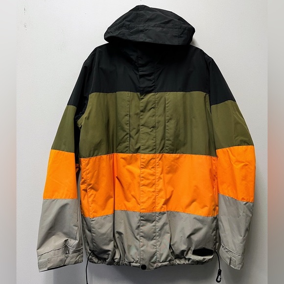 Burton DRYRIDE Colorblock Hooded Insulated Snowboard/Ski Jacket—XL Men’s
